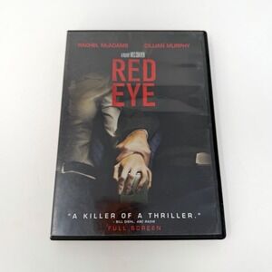 Red Eye DVD 2005 Wes Craven Rachel McAdams Cillian Murphy Thriller Tested